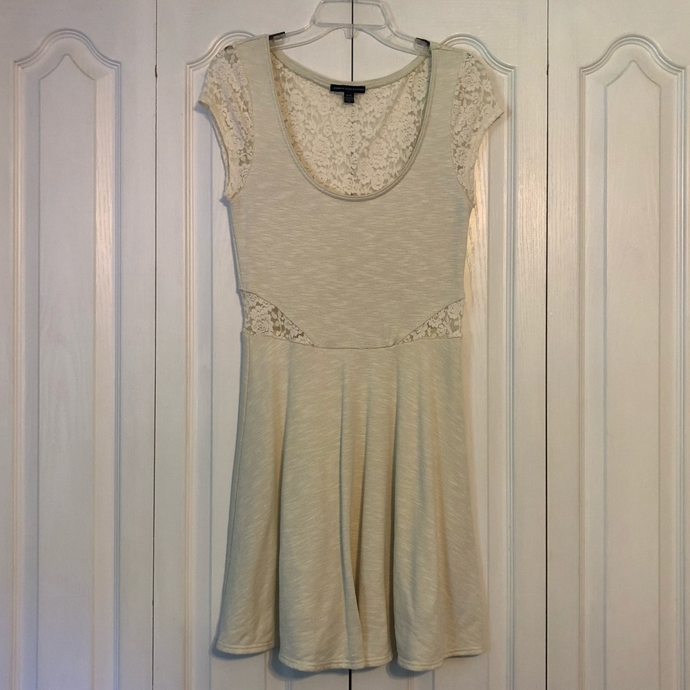 American Eagle cream dress